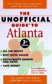 Cover of: The Unofficial Guide to Atlanta by Fred Brown, Bob Sehlinger, Terrel Vermont, Richard Gincel, Fred Brown, Bob Sehlinger