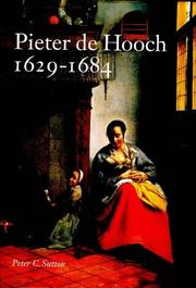 Cover of: Pieter de Hooch, 1629-1684