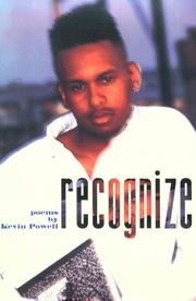 Cover of: Recognize: poems