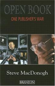Cover of: Open book: one publisher's war