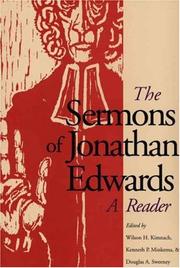 Cover of: The sermons of Jonathan Edwards: a reader