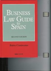 Cover of: Business law guide to Spain. | 