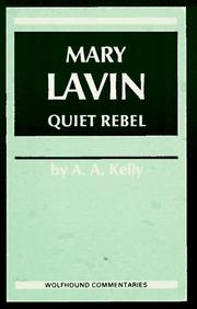 Cover of: Mary Lavin by A. A. Kelly