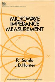 Cover of: Microwave impedance measurement