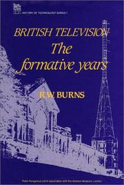Cover of: British television: the formative years