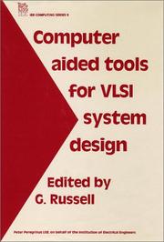 Cover of: Computer aided tools for VLSI system design