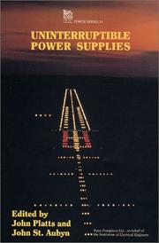 Cover of: Uninterruptible power supplies