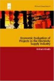 Cover of: Economic Evaluation of Projects in the Electricity Supply Industry (IEE Power & Energy Series)