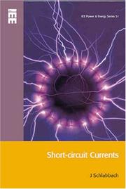 Cover of: Short Circuit Currents (Power & Energy) (Power & Energy)