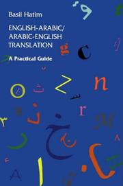 English-Arabic/Arabic-English translation by B. Hatim