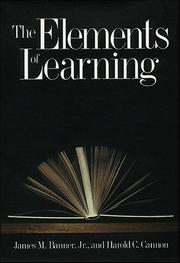 Cover of: The elements of learning