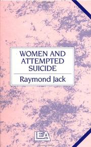 Cover of: Women And Attempted Suicide by Jack Raymond