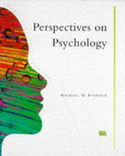 Cover of: Perspectives on psychology by Michael W. Eysenck