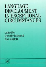 Cover of: Language Development In Exceptional Circumstances