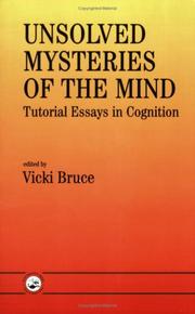 Cover of: Unsolved Mysteries Of The Mind by Vicki Bruce