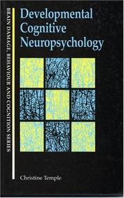 Cover of: Developmental cognitive neuropsychology by Christine Temple