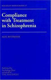 Cover of: Compliance With Treatment In Schizophrenia