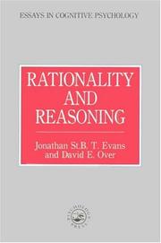 Cover of: Rationality and reasoning