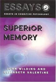Cover of: Superior memory by John M. Wilding