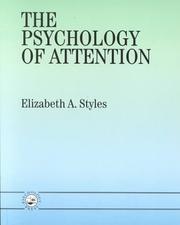 Psychology Of Attention by Elizabet Styles