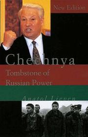 Cover of: Chechnya by Anatol Lieven