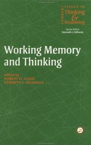 Cover of: Working memory and thinking | 