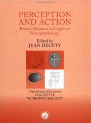 Cover of: Perception & Action: Recent Advances in Cognitive Neuropsychology:A Special Issue of the Journal of Cognitive Neuropsychology