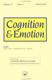 Cover of: Automatic Affective Processing