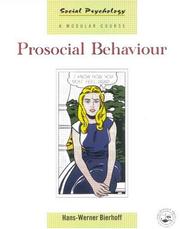 Prosocial behaviour by Hans Werner Bierhoff