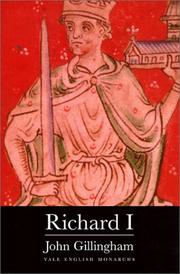 Cover of: Richard I by John Gillingham