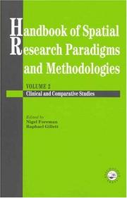 Cover of: A Handbook Of Spatial Research Paradigms And Methodologies: Clinical and Comparative Approaches (Handbook of Spatial Research Paradigms & Methodologies)