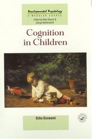 Cover of: Cognition In Children (Developmental Psychology) by Usha Goswami