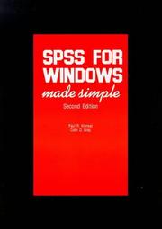 Cover of: SPSS FOR WINDOWS MADE SIMPLE