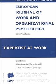 Expertise At Work by S. Sonnentag