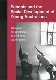 Cover of: Schools and the social development of young Australians