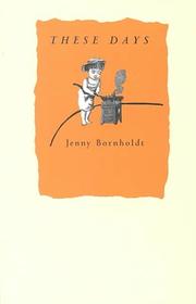 Cover of: These Days by Jenny Bornholdt