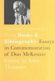 Books and bibliography by J. E. P. Thomson, John Thomson