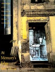 Cover of: At Memory's Edge: After-Images of the Holocaust in Contemporary Art and Architecture