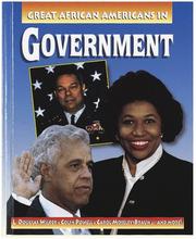 Cover of: Great African Americans in government by Karen Dudley