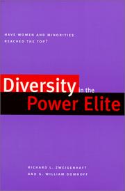 Cover of: Diversity in the Power Elite by Richard L. Zweigenhaft, G. William Domhoff