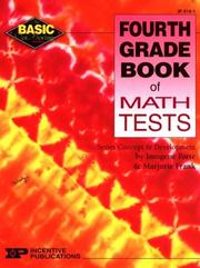 Cover of: Fourth Grade Book of Math Tests (Basic, Not Boring)