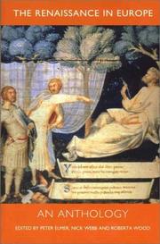 Cover of: The Renaissance in Europe by Peter Elmer, Nick Webb