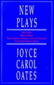 Cover of: New plays | Joyce Carol Oates