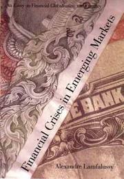 Cover of: Financial Crises in Emerging Markets by Alexandre Lamfalussy, Alexandre Lamfalussy