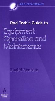 Cover of: Equipment and Operation Maintenance (Rad Tech Series)