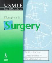 Cover of: Blueprints in surgery by Seth J. Karp