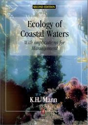 Ecology of Coastal Waters by Ken Mann