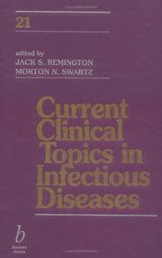 Current Clinical Topics in Infectious Diseases by Morton N. Swartz