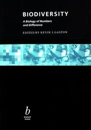 Cover of: Biodiversity: a biology of numbers and difference