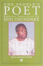 Cover of: The people's poet: emerging perspectives on Niyi Osundare
